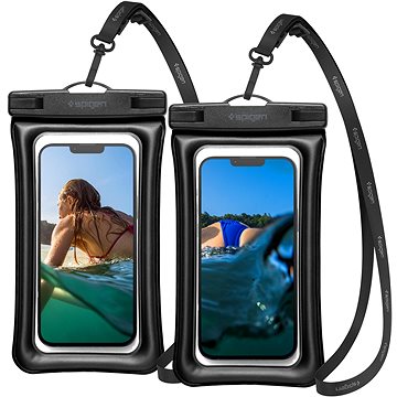 E-shop Spigen Aqua Shield WaterProof Floating Case A610 2 Pack Black