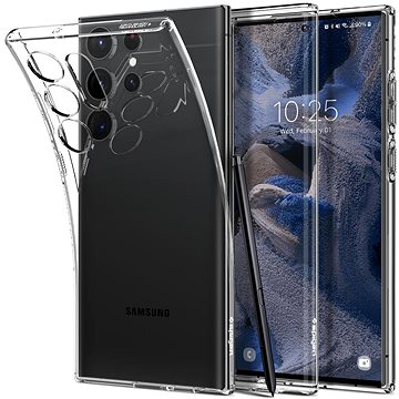 E-shop Spigen Liquid Crystal Clear Cover für Samsung Galaxy S23 Ultra