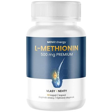 MOVit Methionin PREMIUM 500 mg, 90 veganských kapslí