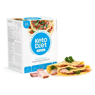 KetoDiet Proteinová omeleta - příchuť slanina (7 porcí)