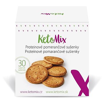 KetoMix Proteinové pomerančové sušenky (30 sušenek)