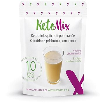 KetoMix Ketodrink s příchutí pomeranče (10 porcí)