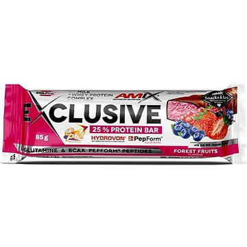 Amix Nutrition Exclusive Protein Bar, 85g, Forest Fruits