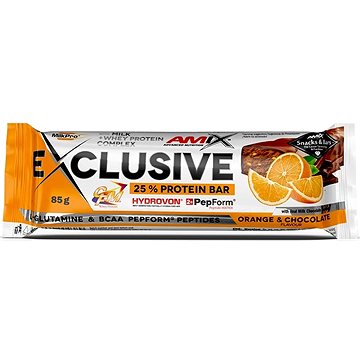 Amix Nutrition Exclusive Protein Bar, 85g, Orange-Chocolate