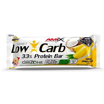 Amix Nutrition Low-Carb 33% Protein Bar, 60g, Pineapple-Coconut