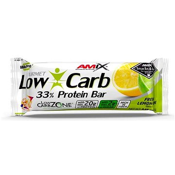 Amix Nutrition Low-Carb 33% Protein Bar, 60g, Lemon-Lime