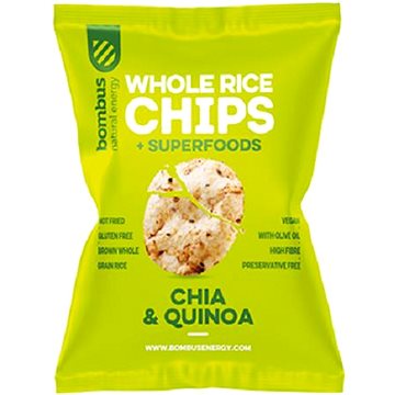 Bombus Chia & Quinoa 60g Rice chips