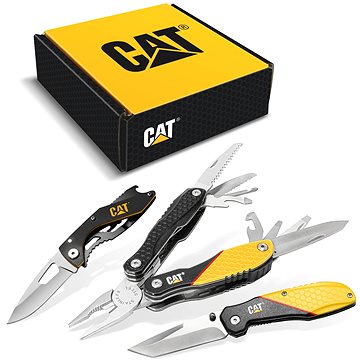 Caterpillar Dárková multifunkční sada, 2 nože a kleště CT240126