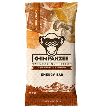 CHIMPANZEE Energy bar 55g, Cashew Caramel
