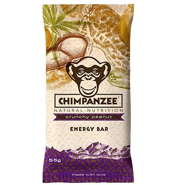 CHIMPANZEE Energy bar 55g, Crunchy Peanut