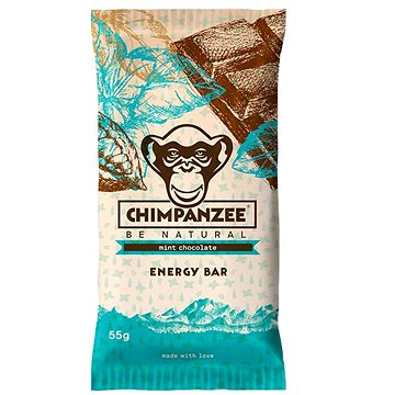 CHIMPANZEE Energy bar 55g, Mint Chocolate
