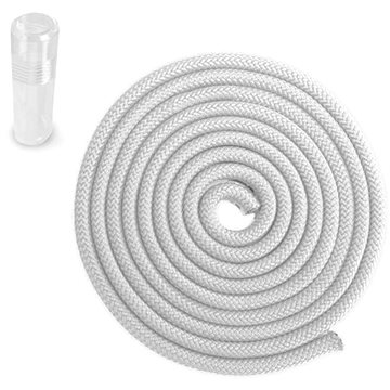 SEDCO Gymnastické bavlněné švihadlo 3m - PVC Tuba, bílá