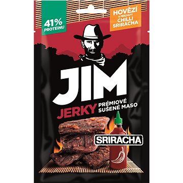 Jim Jerky hovězí s příchutí Chilli Sriracha 23 g