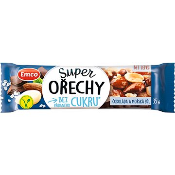 Emco Super Ořechy Čokoláda a mořská sůl 35g