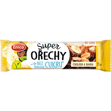 Emco Super Ořechy Čokoláda a banán 35g