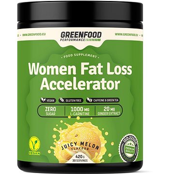 GreenFood Nutrition Performance Women Fat Loss Accelerator Juicy melon 420g
