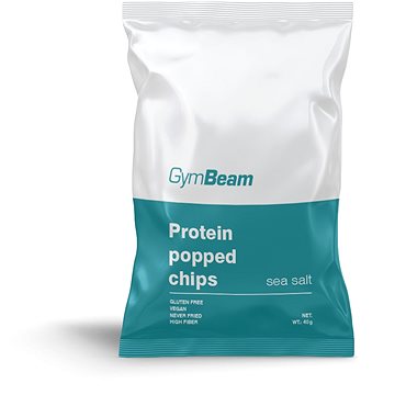 GymBeam Proteinové čipsy 40g Mořská sůl
