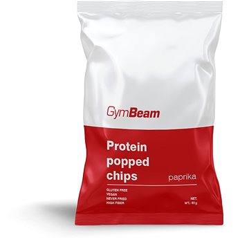 GymBeam Proteinové čipsy 40g Paprika