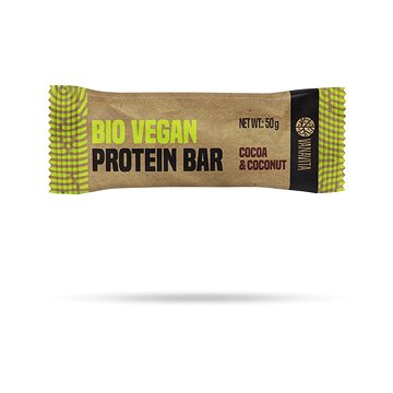 VanaVita BIO Vegan Protein Bar 50 g, kakao a kokos