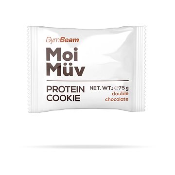 GymBeam MoiMüv Protein Cookie 75 g, dvojitá čokoláda