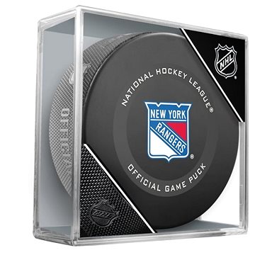 InGlasCo NHL Official Game Puck, 1 ks, New York Rangers