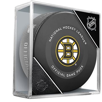 InGlasCo NHL Official Game Puck, 1 ks, Boston Bruins
