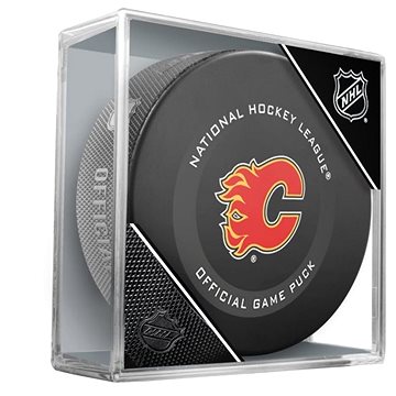 InGlasCo NHL Official Game Puck, 1 ks, Calgary Flames
