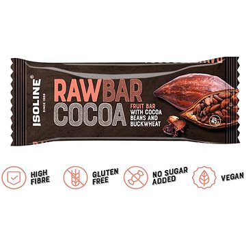 Isoline Raw bar Cocoa 45 g