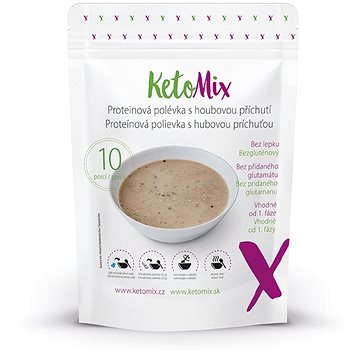 KetoMix Proteinová polévka s houbovou příchutí 250g (10 porcí)