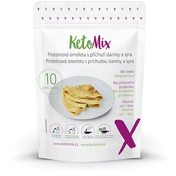 KetoMix Proteinová omeleta 250 g (10 porcí) - se sýrovou příchutí