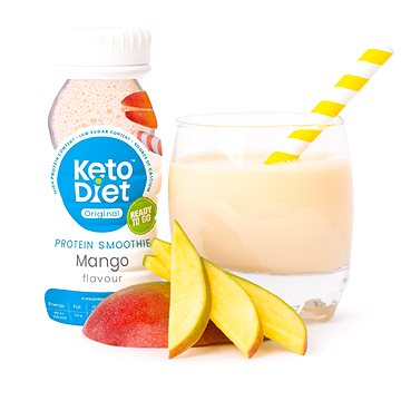 KetoDiet Proteinové smoothie - příchuť mango (200 ml - 1 porce)