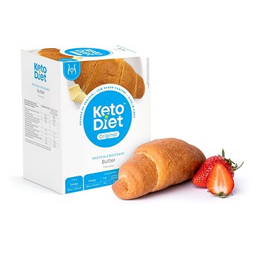 KetoDiet Proteinový croissant - máslová příchuť (2 ks - 1 porce)