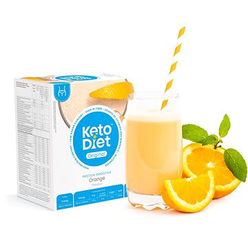 KetoDiet Proteinové smoothie - příchuť pomeranč (7 porcí)