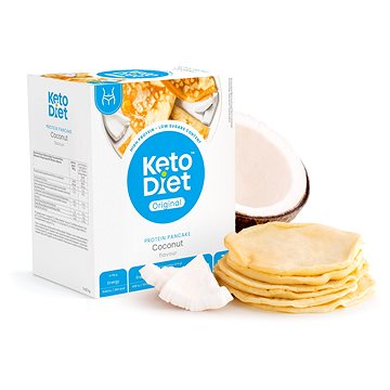KetoDiet Proteinová palačinka - příchuť kokos (7 porcí)