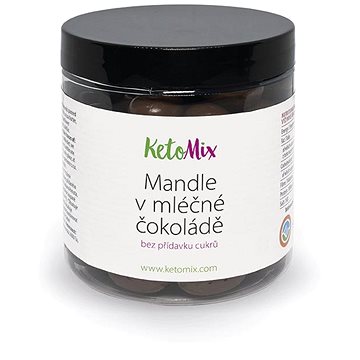 KetoMix Mandle v mléčné čokoládě 160 g