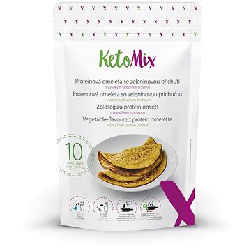 KetoMix Proteinová omeleta se zeleninovou příchutí, 10 porcí