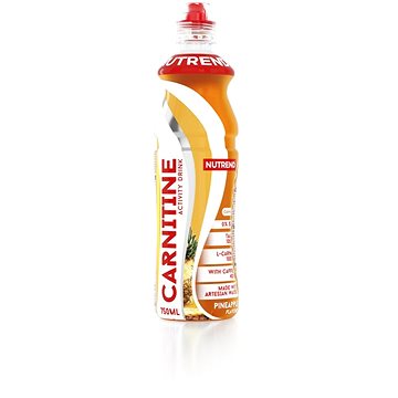 Nutrend Carnitine Activity Drink with Caffeine 750 ml, jahoda+máta