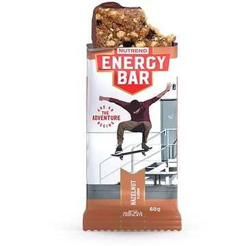 Nutrend Energy bar 60 g, lískový ořech