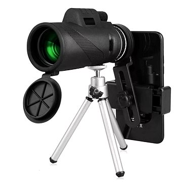 Monokulár turistický dalekohled 40×60 se stativem na telefon Genetic-Optic