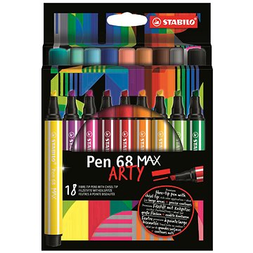 E-shop STABILO Pen 68 MAX - ARTY - 18 Stück