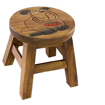 Dřevěná dětská stolička - BULDOČEK