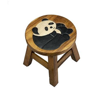 Dřevěná dětská stolička - PANDA