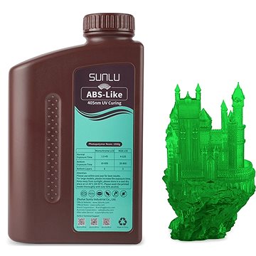 E-shop Sunlu ABS Like Resin Clear Green