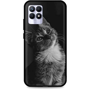 TopQ Kryt Realme 8i silikon Cute Cat 69890