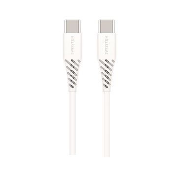 E-shop Swissten Datenkabel USB-C / USB-C Power Delivery (100W) 2.5m Weiß
