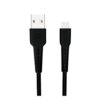E-shop Swissten Datenkabel USB-C 1 m schwarz