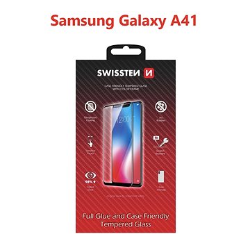 E-shop Swissten Case Friendly für Samsung Galaxy A41 schwarz