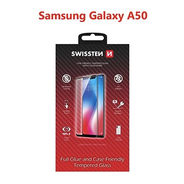 E-shop Swissten Case Friendly für Samsung Galaxy A50 schwarz