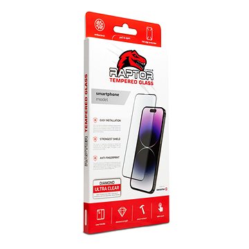 E-shop Swissten Raptor Diamond Ultra Clear 3D gehärtetes Glas für Motorola E20 schwarz