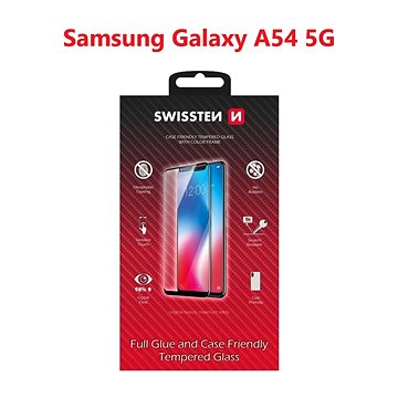 E-shop Swissten 3D Full Glue für Samsung A546 Galaxy A54 5G schwarz